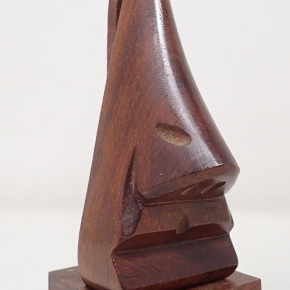 Wooden Nose Sculpture